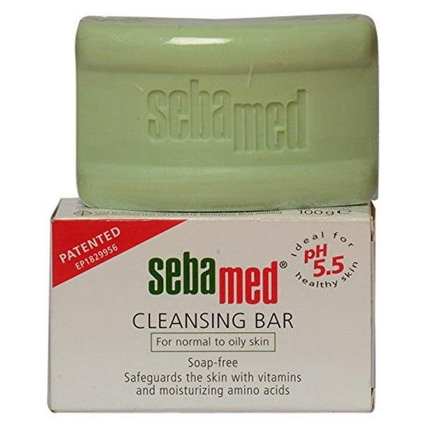 SebaMed Cleansing Bar SoapFree for Normal to Oily Skin, 100gm