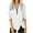 White, variant on Auburet Women's Casual Long Sleeve Blouses Zipper Tunic V-Neck Button Side T-Shirts Tops