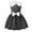 Dark Gray, variant on ZUITEH Halloween Dress for Kids Girls, Popular Family Cosplay Outfit Costumes for Halloween Birthday School Party, Kawaii Halloween Sleeveless Dress Halloween Cosplay Costume Party Outfit