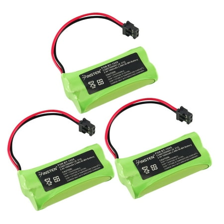 Insten Extra Ni-Mh Cordless Phone Home Battery Power For Uniden BT-1008 Dect 6.0 DECT-2060 65AAAH2BMS WXI-2077 (3 Pack)