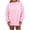 Pink, variant on Jowdiw Womens Polka Dot Sweatshirt Color Block Long Sleeve Crew Neck Loose Pullover Top