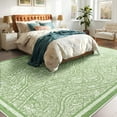 thumbnail image 4 of Ultrug Abstract Area Rug Soft Minimalist Line Rugs Non-Slip Carpet for Bedroom Living Room Home Decor,4'x6',Green, 4 of 7