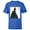 Royal, variant on Star Wars Darth Vader Color by Numbers Sketch - Short Sleeve T-Shirt for Kids - Customized-White
