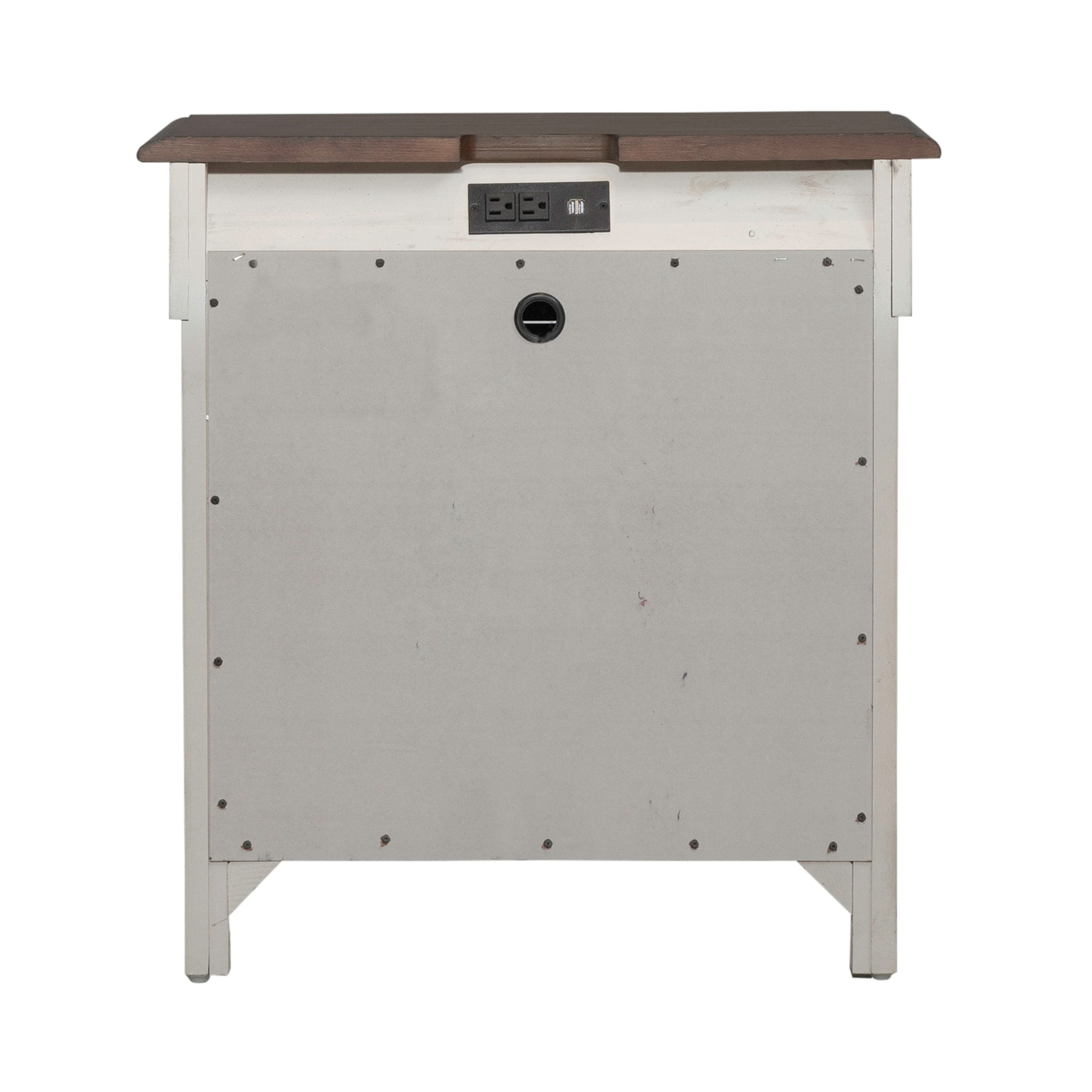 Ivy Hollow 3 Drawer Night Stand w/ Charging Station