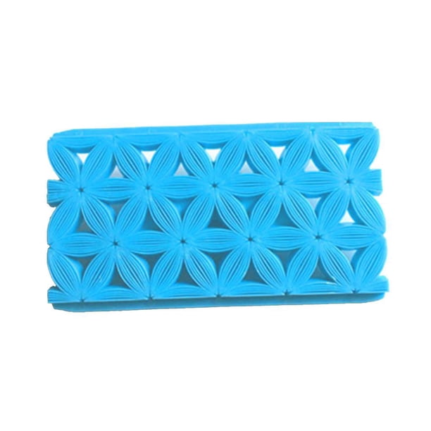 Billuyoard Cortadores de galletas de flores, moldes en relieve para galletas, molde para repostería en relieve para pasteles, cortador en relieve Herramientas y accesorios para hornear azul 9930-12