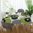 thumbnail image 3 of Yayeee Tablecloths 54" x 54" Rectangle Wrinkle Resistant Party Table Cover, Gray Floral, 3 of 8
