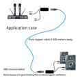 thumbnail image 2 of 1 Paire d'Extensions de Câble Réseau XLR Mâle/femelle 300M 4 Canaux, 2 of 6