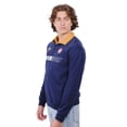 thumbnail image 5 of Brooklyn Cloth Motorsport 82 Rugby Fleece, Pullover Retro Racing Graphic Contrast Collar, French Navy, Small, 5 of 5