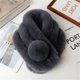thumbnail image 1 of Bufanda de piel de conejo para mujer, conjunto de cuello de otoño e invierno, bufanda gruesa y cálida de tres tubos, bufanda de piel de conejo de imitación de lábrido, 1 of 5