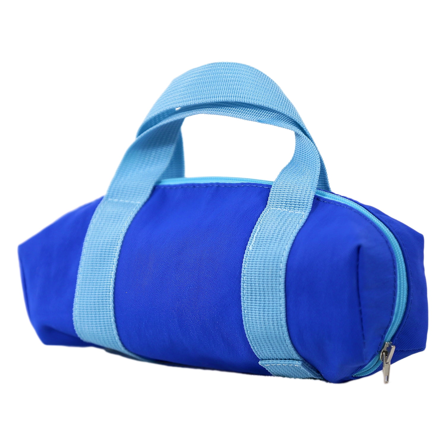 Diabetic Supply Bag by ThisDiabetic - Diabetes Travel Organizer for Insulin Pen, Test Strips, Glucose Meter, Needles and other Equipment, Adorable Mini Duffle Bag Design - 4 x 8 x 2.5 Inches - Blue