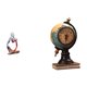 thumbnail image 1 of Estatua de resina de un pensador sentado, escultura de globo terráqueo, reloj de mesa, adorno abstracto de poliresina, ideal para la oficina, el hogar, 1 of 8