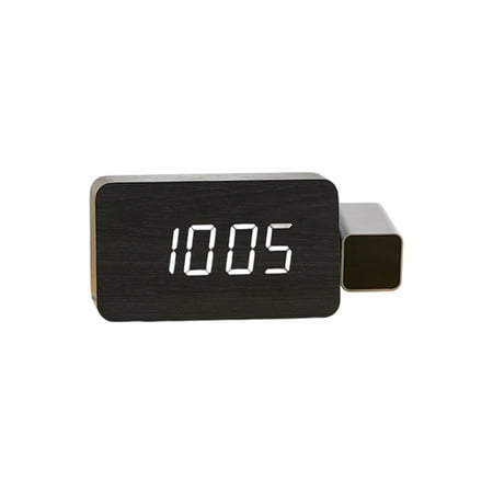 Digital Projections Alarm Clocks for Bedrooms 180ยฐ Rotatable Projector Loud Duals Alarms for Kids Elderly,Heavy Sleepers