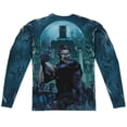 thumbnail image 3 of Trevco BM2494FB-ALPP-5 Batman Coming for You Front & Back Print-Long Sleeve Adult Poly Crew Sublimation T-Shirt, White - 2X, 3 of 3