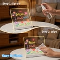 thumbnail image 3 of SaveJoy Led Drawing Board, 8'' Rechargeable Glow Doodle LED Note Board, Light Up Drawing Tablet Gifts for Kids Birthday, 3 of 8