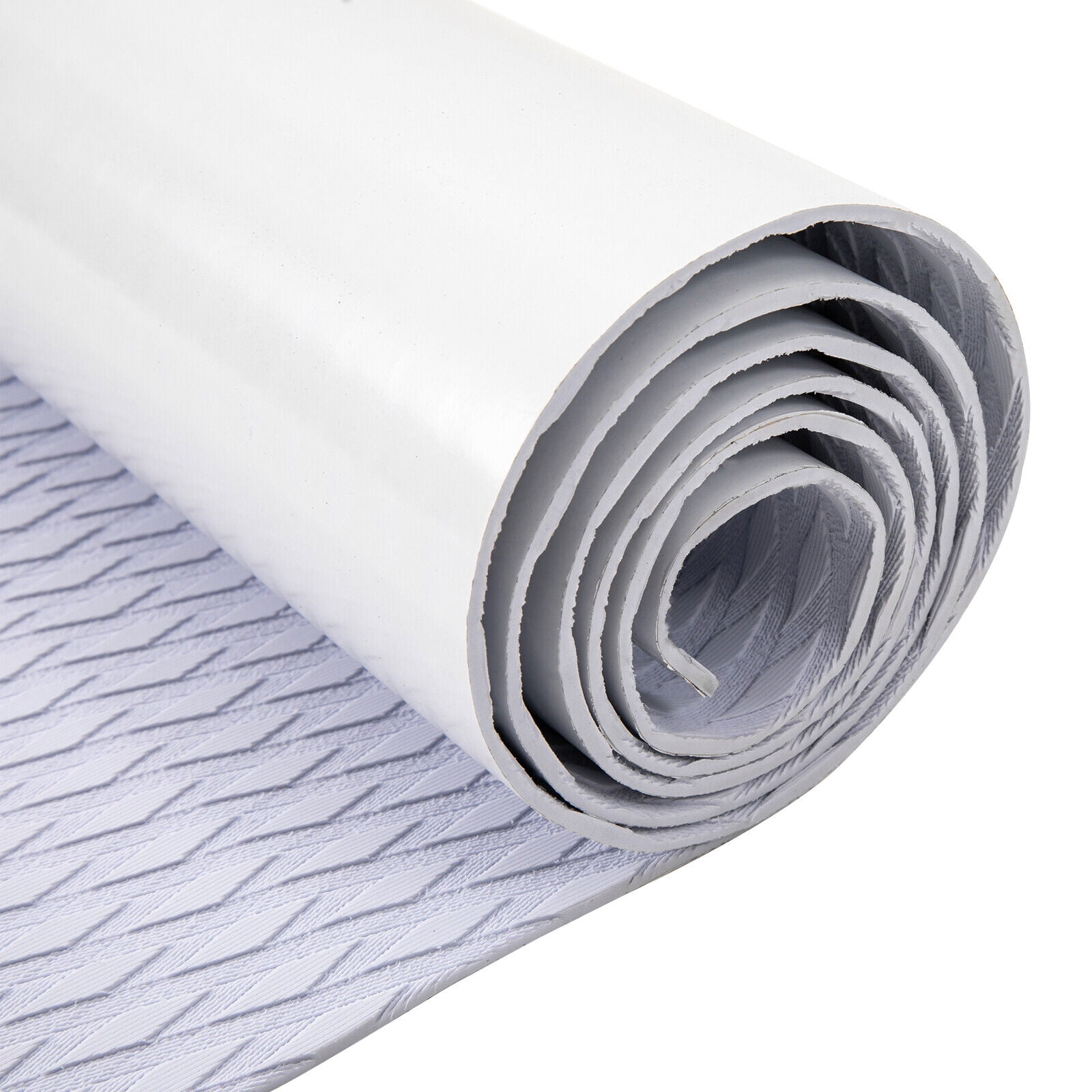 ToppiJoy 5mm Thickness EVA Boat Flooring Foam Decking Sheet Marine Floor Boat Mat Boat Carpet Sheet for Motorboat RV Yacht Kayak Surfboard Swimming Pool(Grey)