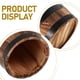 thumbnail image 4 of Porta utensilios de madera retro: organizador de cubiertos y cubiertos para encimera de cocina - Cubo de almacenamiento con forma de barril para lápices, bolígrafos, palillos, cucharas y tenedores., 4 of 7