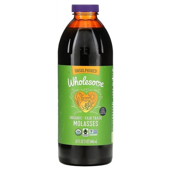 Wholesome Organic Molasses -- 32 fl oz Pack of 3
