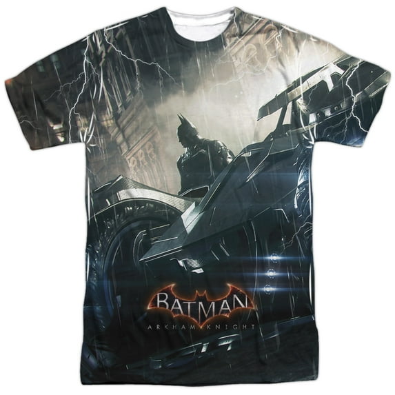 Batman Arkham Knight Into The Night Officially Licensed Sublimation Adult T Shirt