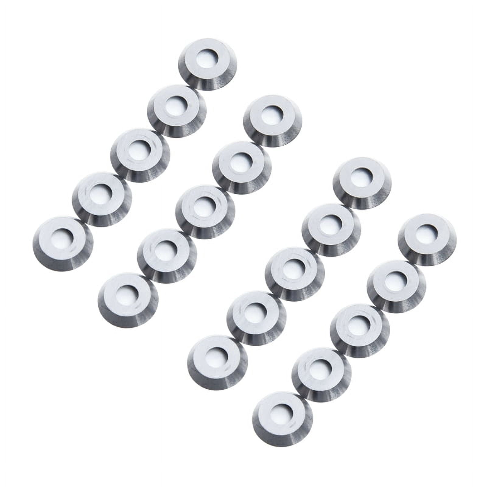 Inserto in carburo, rotondo, 12 mm x 2,5 mm con bordo a 30 gradi