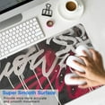 thumbnail image 4 of Premium Black Red Gaming Mouse Pad (31.5x11.8 inch) - Large Computer Desk Pad with Non-Slip Base and Stitched Edge for Maximum Control, 4 of 7