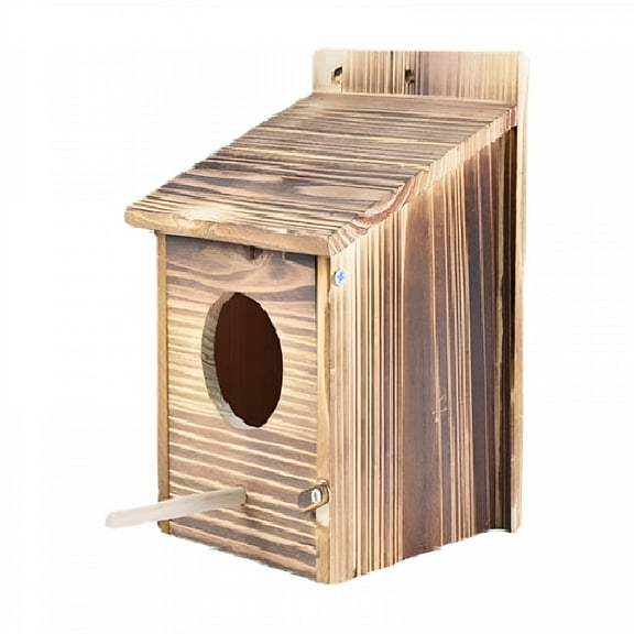 ACDANC Bird House for Outside，Wooden Bluebird House，With Predator Guard Bird Nesting Box Wild Bird Watching, Finch Bluebird Cardinals Hanging Birdhouse Garden Country Cottage