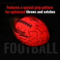 thumbnail image 3 of Wave Runner Grip-It LED Glow Football, Durable Orange, 10.35 in, 3 of 9
