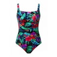 thumbnail image 4 of Women'S Tummy Control One Piece Swimsuit Allover Print Slimming Bathing Suit Swimwear, 4 of 4