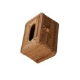 thumbnail image 2 of Billuyoard Caja de pañuelos tejido de mimbre para escritorio, servilletero Rectangular, organizador de almacenamiento, dispensador de papel, hogar, Almacenamiento y organización del hogar Billuyoard HA074957-01, 2 of 6