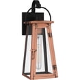 thumbnail image 3 of Quoizel Carolina 1-Light Aged Copper Outdoor Wall Lantern, 3 of 7