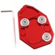 thumbnail image 5 of Almohadilla de soporte lateral de pie shamjiam para motocicleta 2010-2015 rojo, 5 of 7