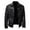 Black, variant on uikmnh Winter Jackets for Men Male Autumn and Winter Solid Color Leather Jacket Warm Coat Jacket Stand Collar Long Sleeve Double Zipper Pocket Fashion Coat Size:3XL