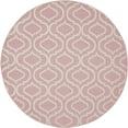 thumbnail image 2 of Nourison Jubilant Modern Moroccan Pink 5'3" x ROUND Area Rug, (5' Round), 2 of 8