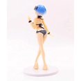 thumbnail image 3 of 22cm Deluxe Version Beautiful Girls Exq :life In A Different World From Zero Rem Bikini Swimsuit Character Gift Pvc, 3 of 5