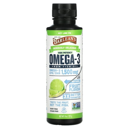 Barleans Organic Oils Barleans Fish Oil  8 oz