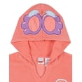 thumbnail image 4 of Bluey Toddler Girls' Hooded Swimwear Cover-Up Bluey Bingo Peach, 4 of 5