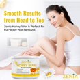 thumbnail image 2 of Cera depilatoria suave con miel Zenia 396 g, 2 of 7