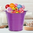 thumbnail image 2 of Himition 6pcs Colorful Storage Iron Bucket Multi-functional Candy Storage Bucket Small Flower Planter Bucket, 2 of 5