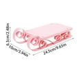 thumbnail image 2 of Sleigh Ornament for Christmas Tree, Rustic Holiday Decoration for Parties and Home Decor - Pink, 2 of 4