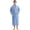 Light Blue, variant on Men's Shawl Collar Bathrobe, Soft Long Towel Robe for Men (Navy,L/XL)