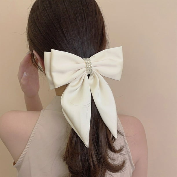 Lazos para el cabello, cintas para mujeres, lazos para el cabello para mujeres, grandes, largos, lindos, dulces, accesorios para el cabello, pasadores grandes para mujeres, lazos grandes para niñas, c