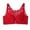 Red, variant on Bras for Women,Front Buckle Lace Trim Seamless Yoga Sleep Bra for Movement and Comfortable Support,Sports Bras for Women,Red,42D