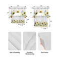 thumbnail image 6 of Sunflower Kitchen Curtains Sets 24 Inch Length with Valance, Sage Green Eucalyptus Farmhouse Bee Swag Valances and Tiers Curtain Set Drapes Swag Curtains for Living Room, Bathroom, Bedroom, Cafe, 6 of 6