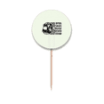 thumbnail image 1 of Sick Burning Smoke Tire Art Deco  Fashion Toothpick Flags Round Labels Party Decoration, 1 of 3