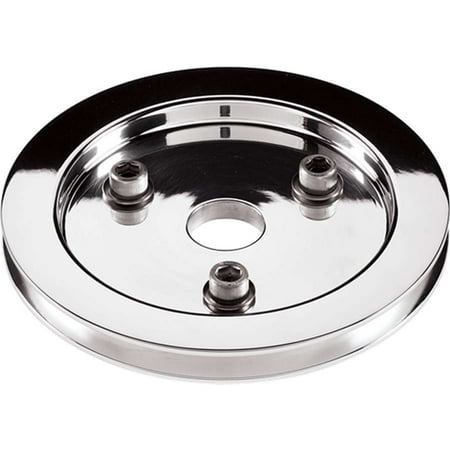 - BILLET SPECIALTIES 81120 Crankshaft Pulleys Polished SBC 1 Groove Lower Pulley