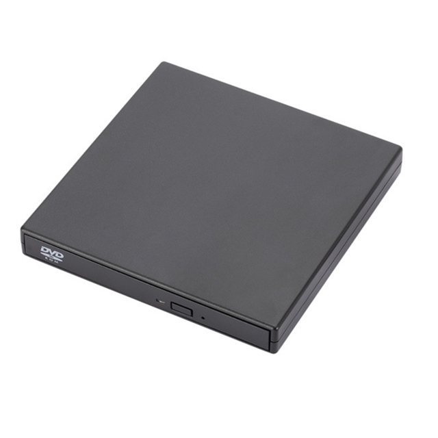USB External CD DVD Drive, USB 2.0 Slim Protectable External Drive DVD-ROM Burner Player for Laptops PC Desktop Computer,1set * USB 2.0 optical drive recorders,Black