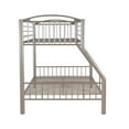 thumbnail image 4 of Powell Kalmia Heavy Metal Kid's Twin over Full Convertible Bunk Bed with Built-In Ladder, Pewter, 4 of 14