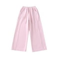 thumbnail image 6 of Gubotare Sweatpants for Teens Baggy Sweatpants for Teen Girls Wide Leg Loose Casual Sweat Pants Elastic Athletic Joggers Size 10-11 (Pink,10-11 Years), 6 of 8