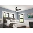 thumbnail image 5 of Hunter - Swanson Indoor Ceiling Fan With Light, 44-inch, Matte Black, Traditional-style, 4-speed, Energy Star, 52789, for Living Rooms, Bedrooms, 5 of 16