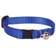 thumbnail image 1 of Collar de seguridad azul ajustable para gatos con cascabel, de 5 x 8 a 12 pulgadas, 1 of 5