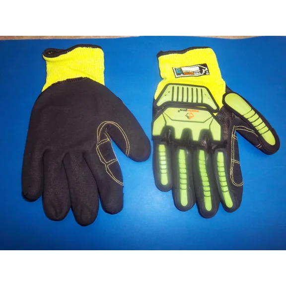Superior Atv Glove Stagypnvb Tenactiv Hi-Viz Impact Resistant Gloves Sz 2Xl # 11